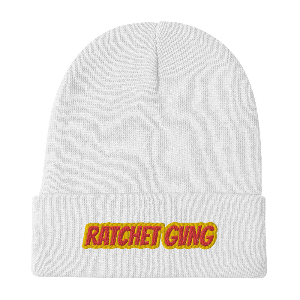 Embroidered Beanie